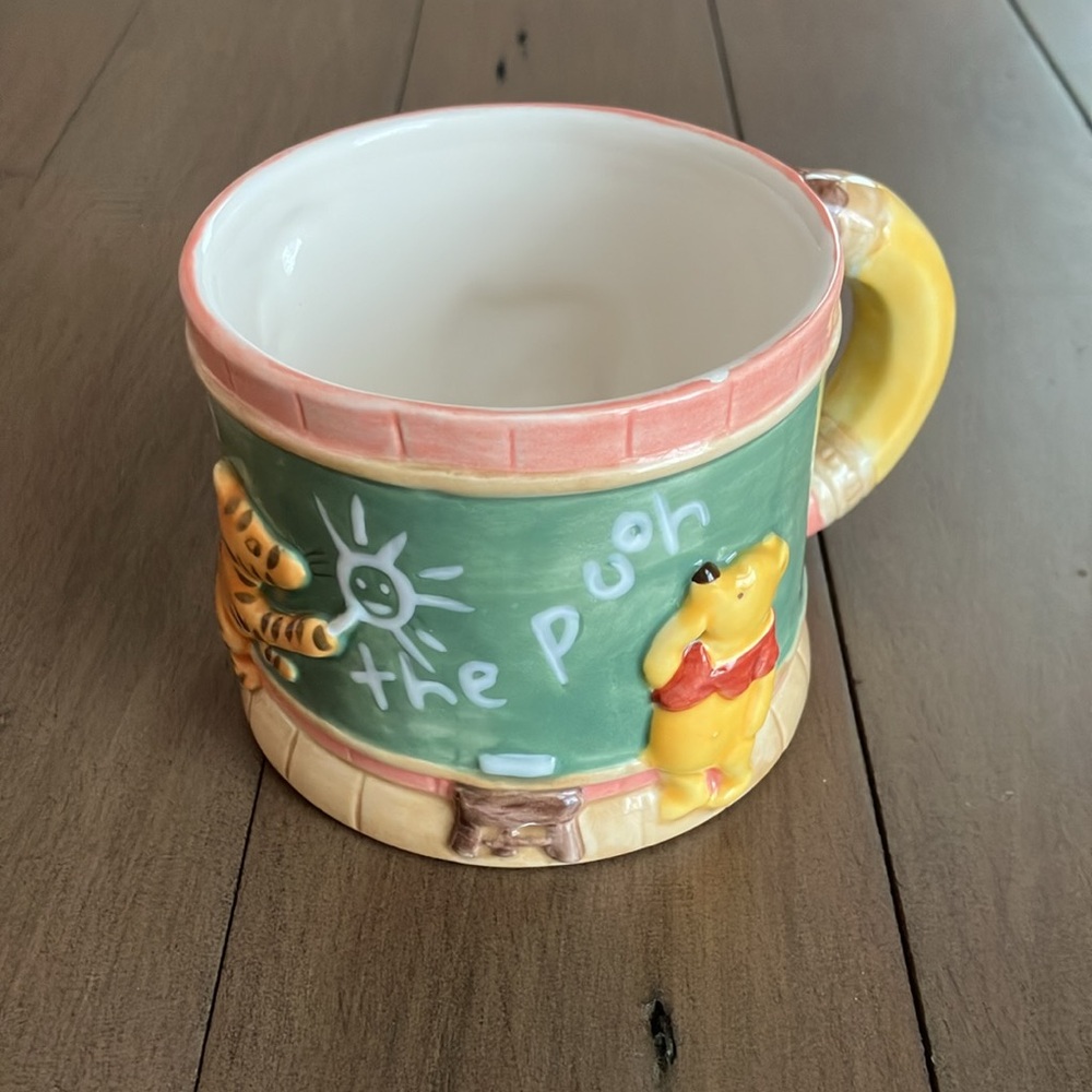Winnie the Pooh Vintage Classroom Chalkboard Mug